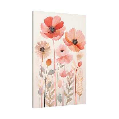 .75&quot; Matte Canvas - Blush Bloom Bouquet