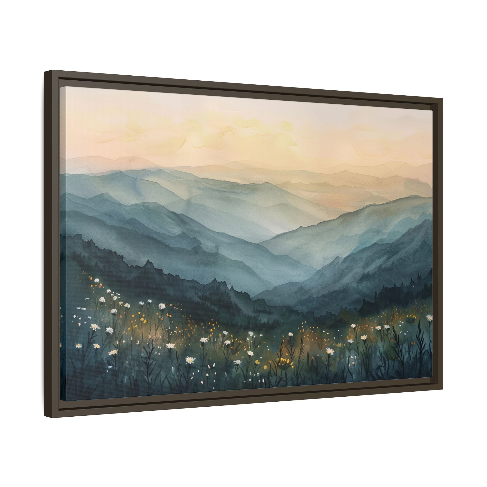 Framed Canvas - Misty Blue Ridge Bloomscape