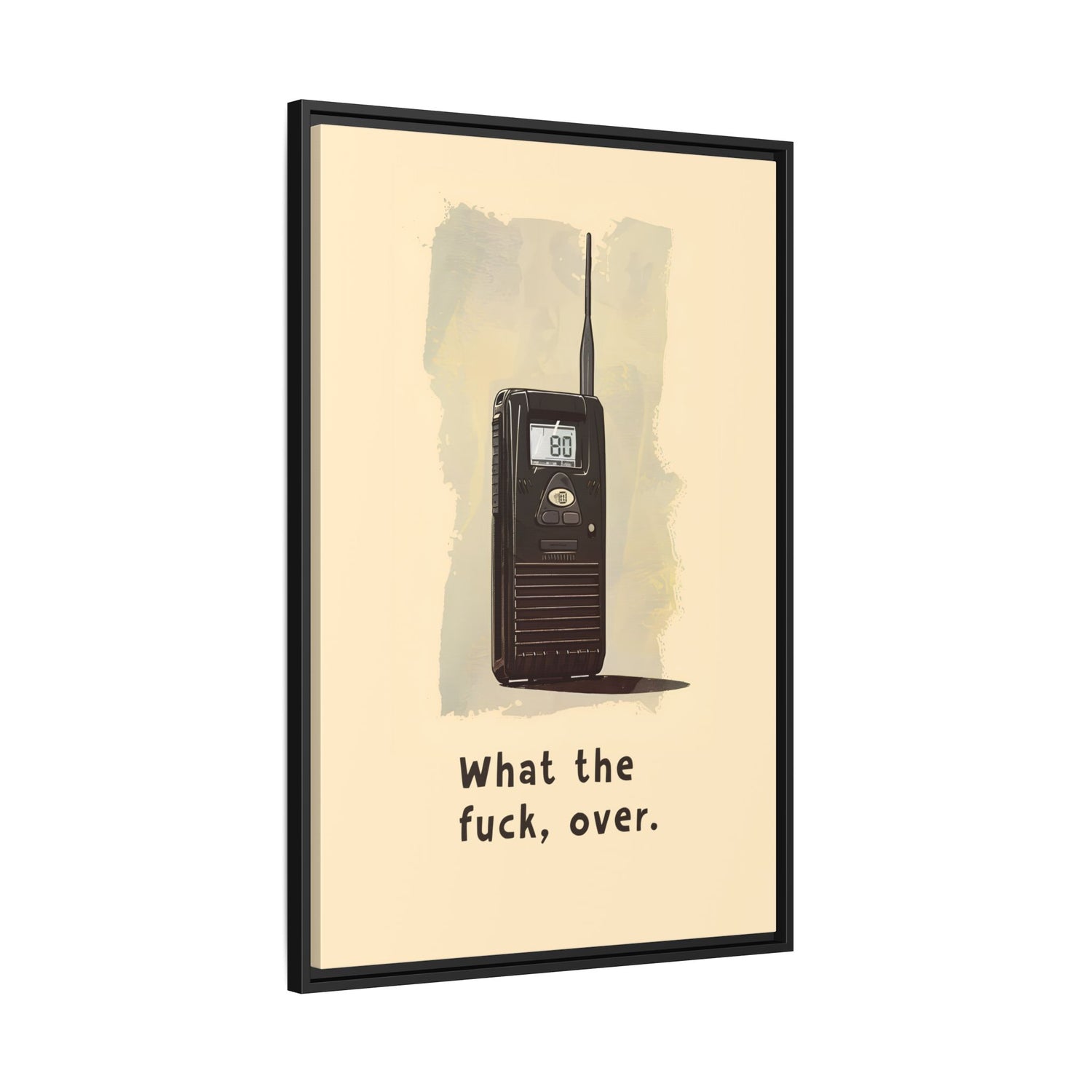 Framed Canvas - Walkie Talkie WTF Moment