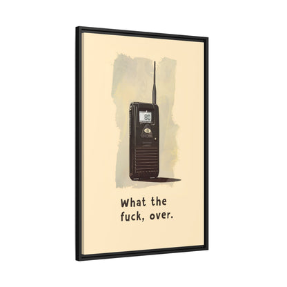 Framed Canvas - Walkie Talkie WTF Moment