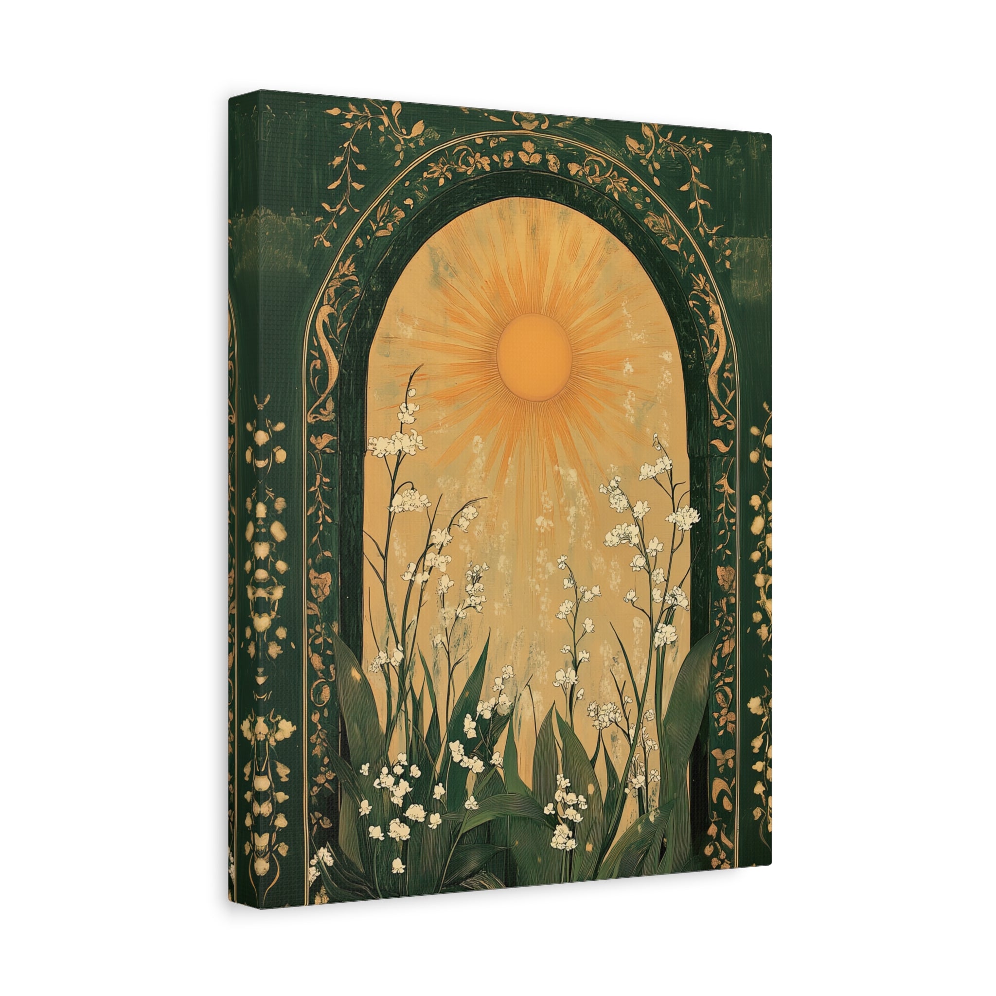 1.25" Matte Canvas - Lily of the Valley Archway