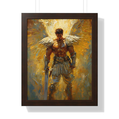 Framed Paper Print - Celestial Warrior&