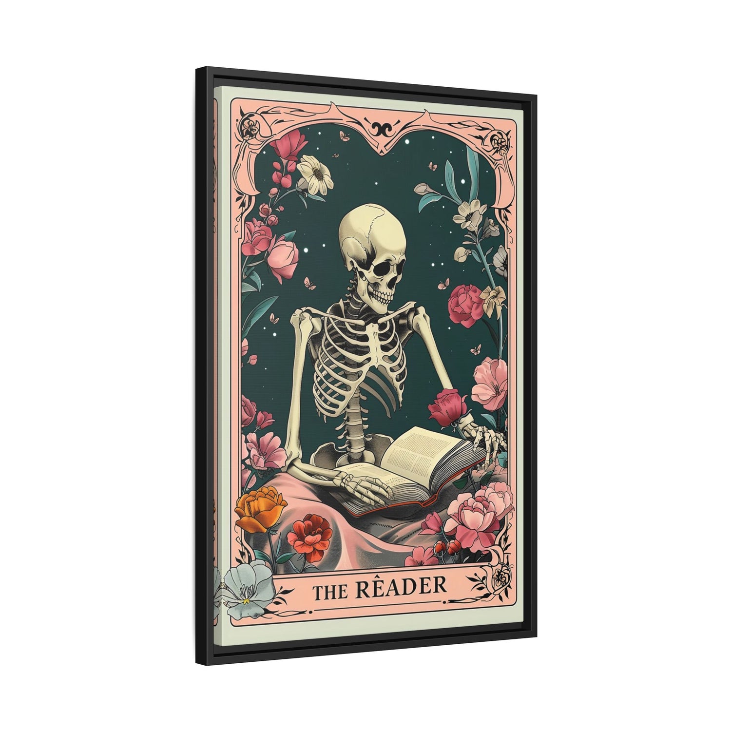 Framed Canvas - The Eternal Reader