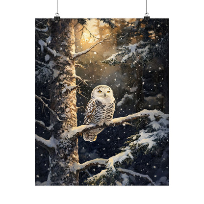 Silent Gaze Snow Owl