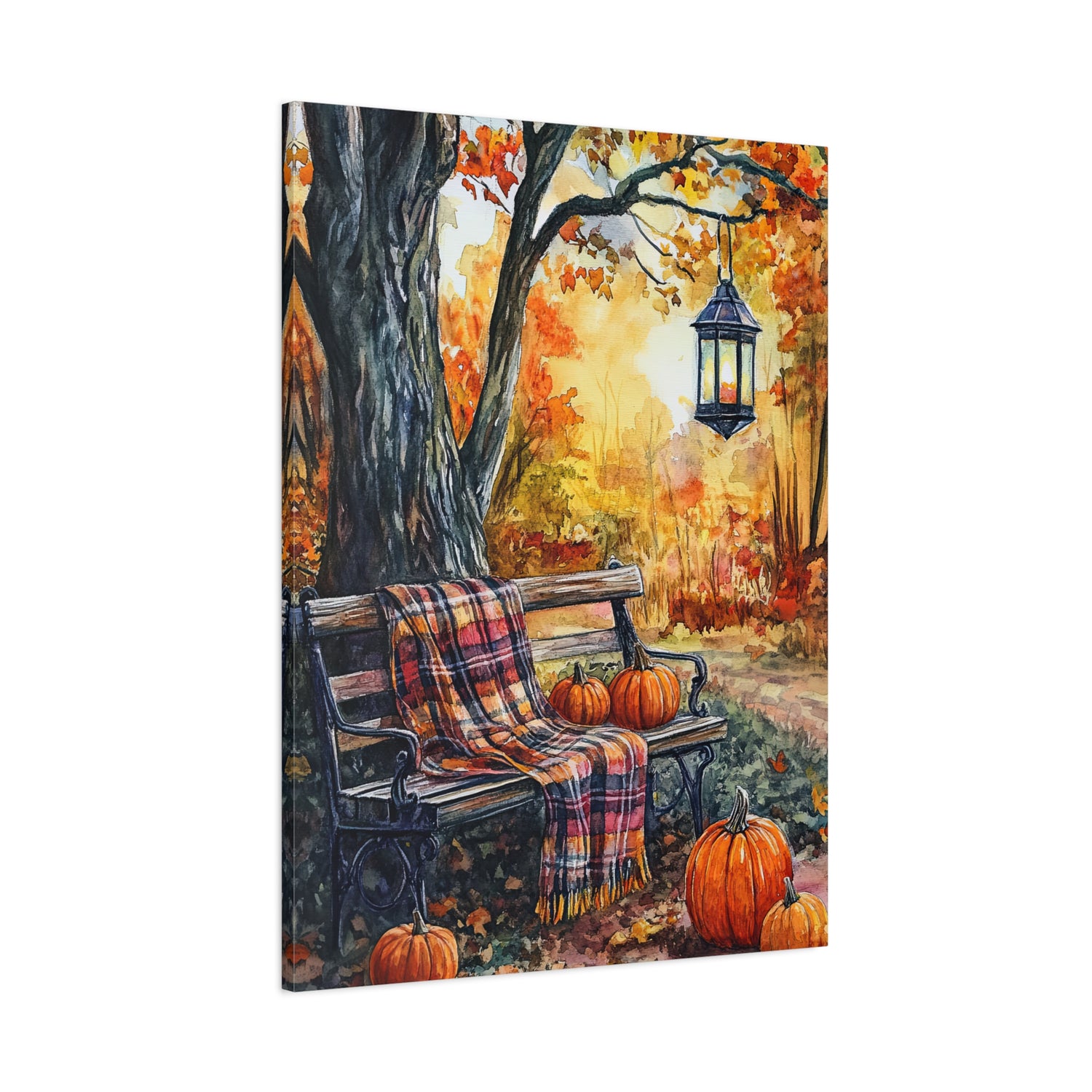1.25" Matte Canvas - Golden Pause in Fall