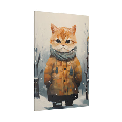 .75&quot; Matte Canvas - Cozy Kitty&