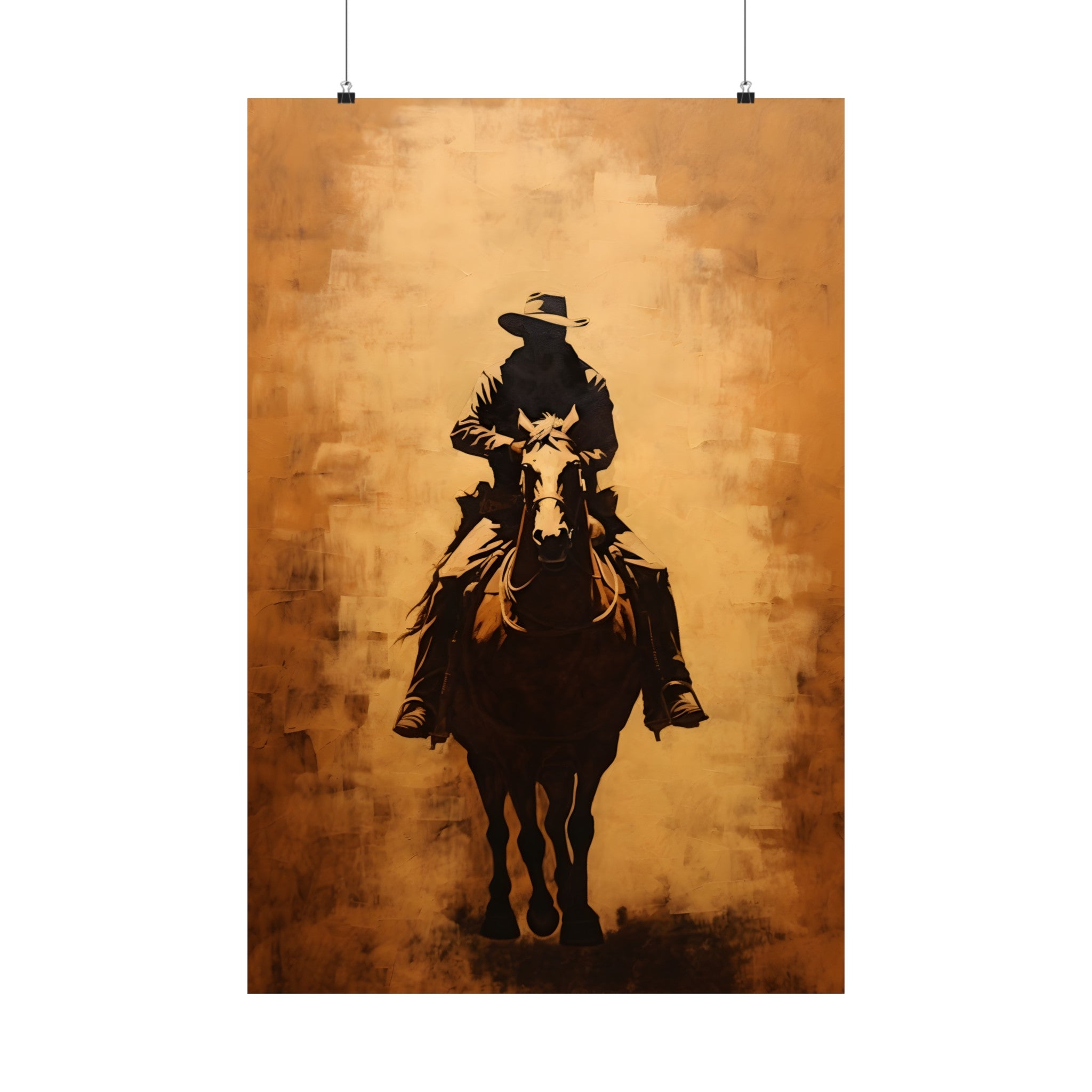 Cowboy Rider Silhouette