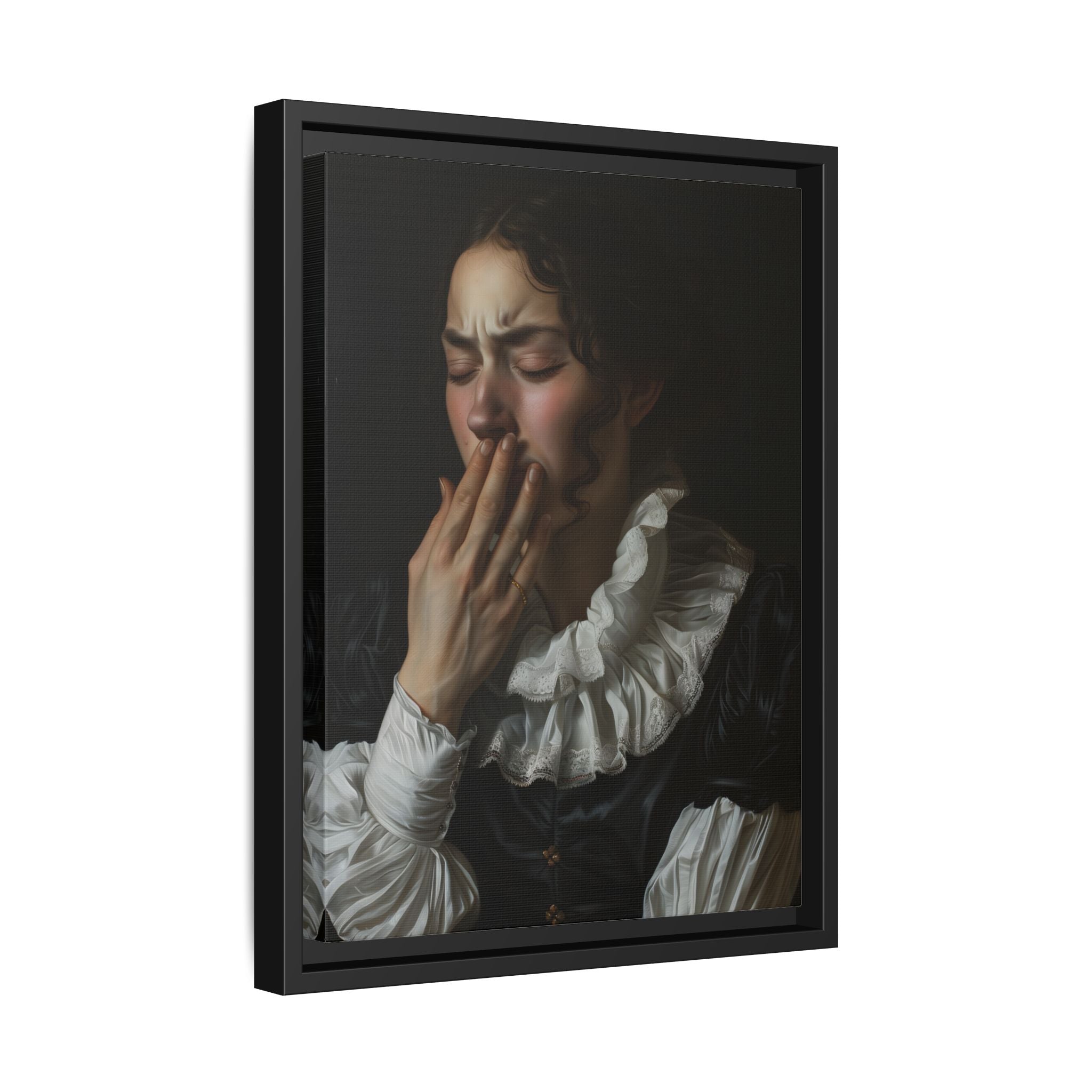 Framed Canvas - Oh No, It Hit Me