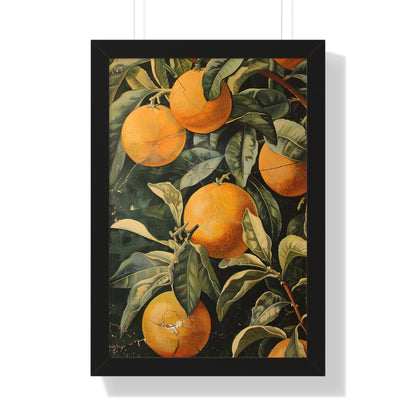 Framed Paper Print - Citrus Grove Splendor