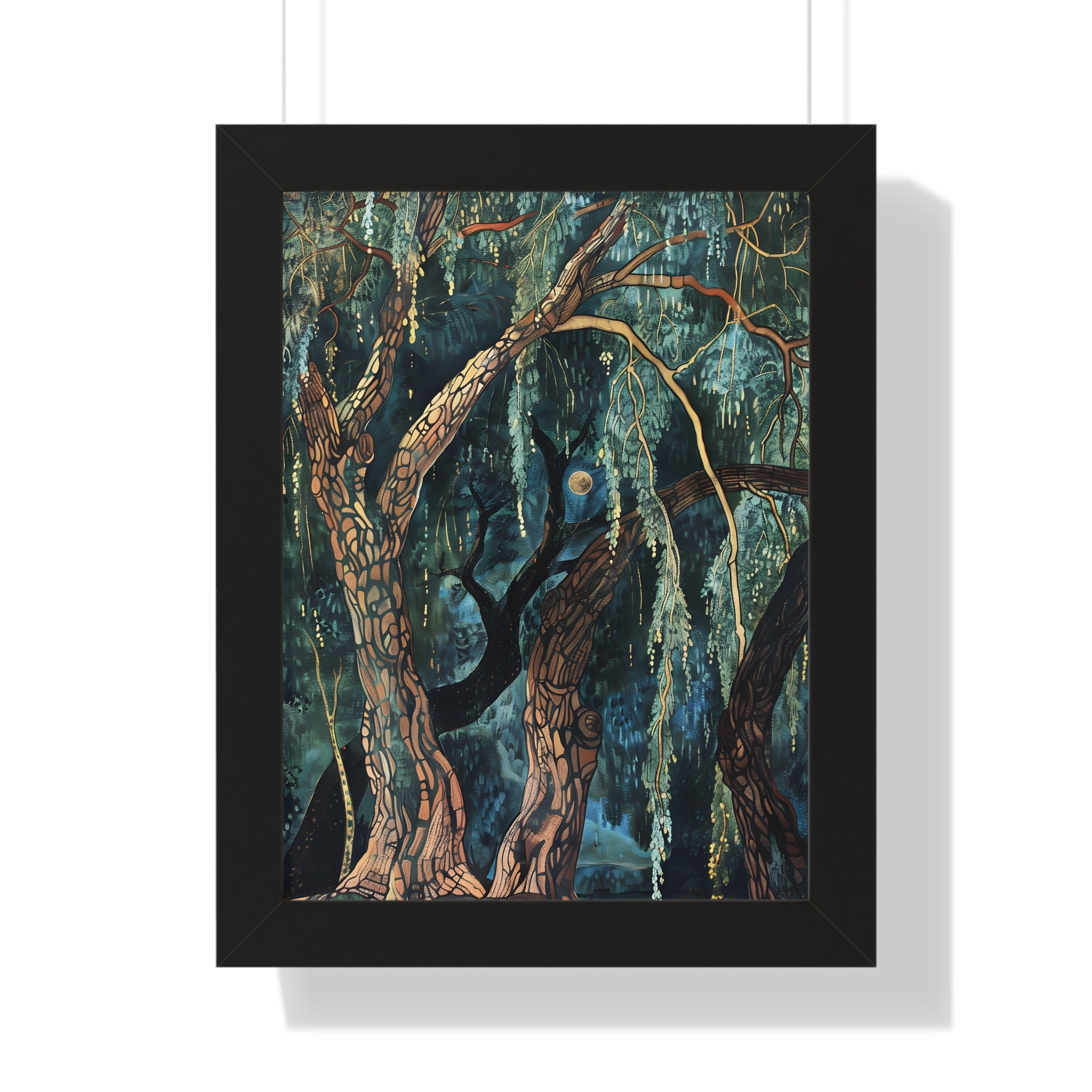 Framed Paper Print - Morris Willow Whispers