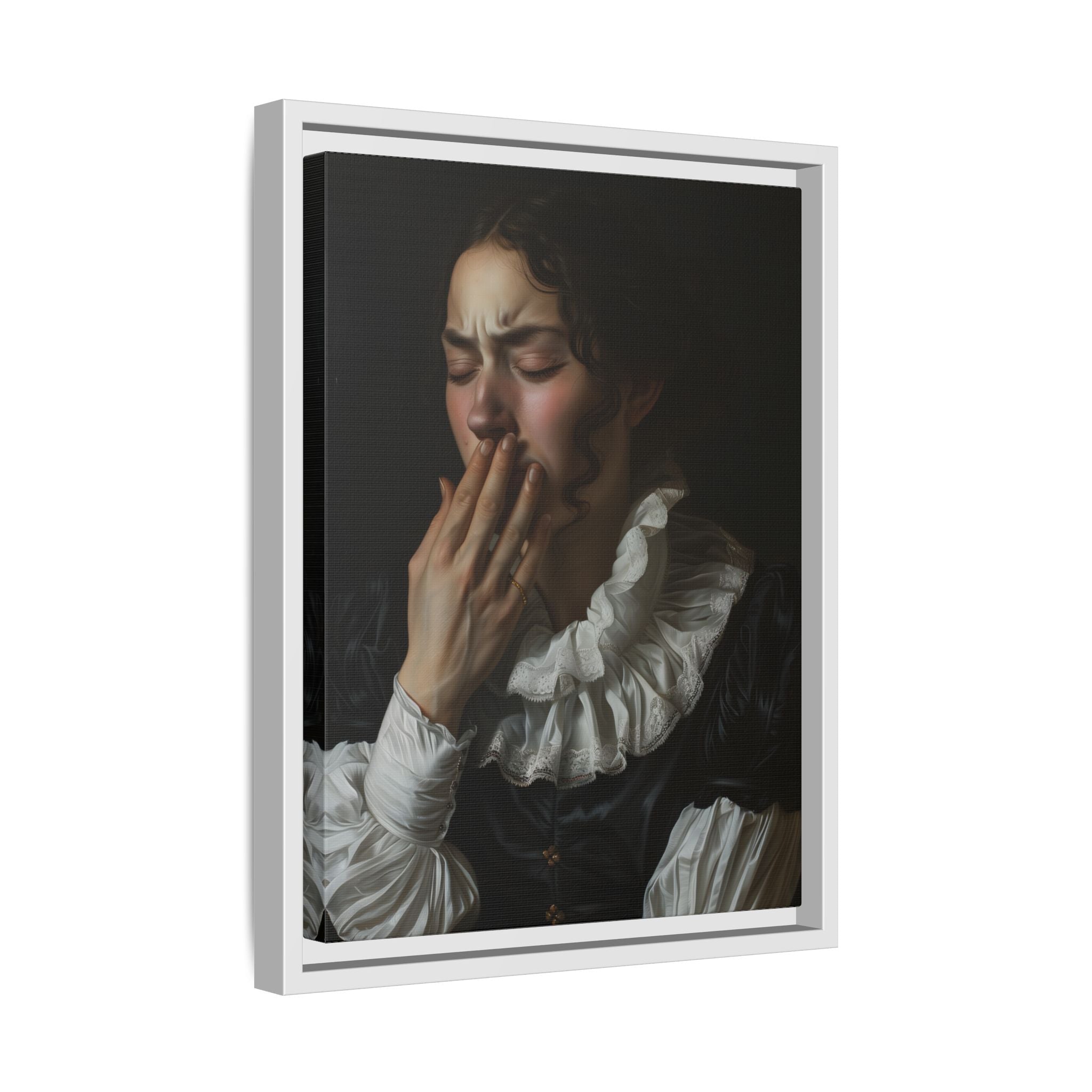 Framed Canvas - Oh No, It Hit Me