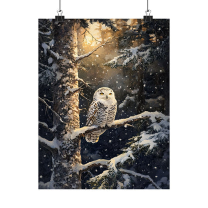 Silent Gaze Snow Owl