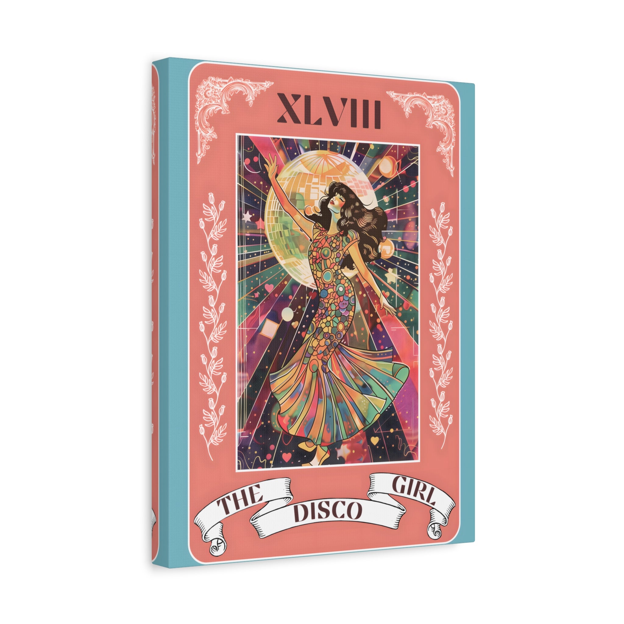 1.25" Matte Canvas - The Disco Girl