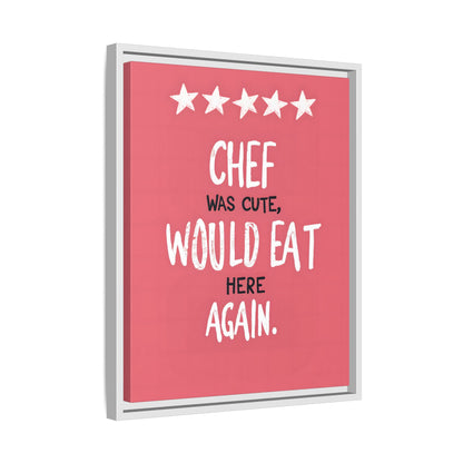 Framed Canvas - Chef’s Charm