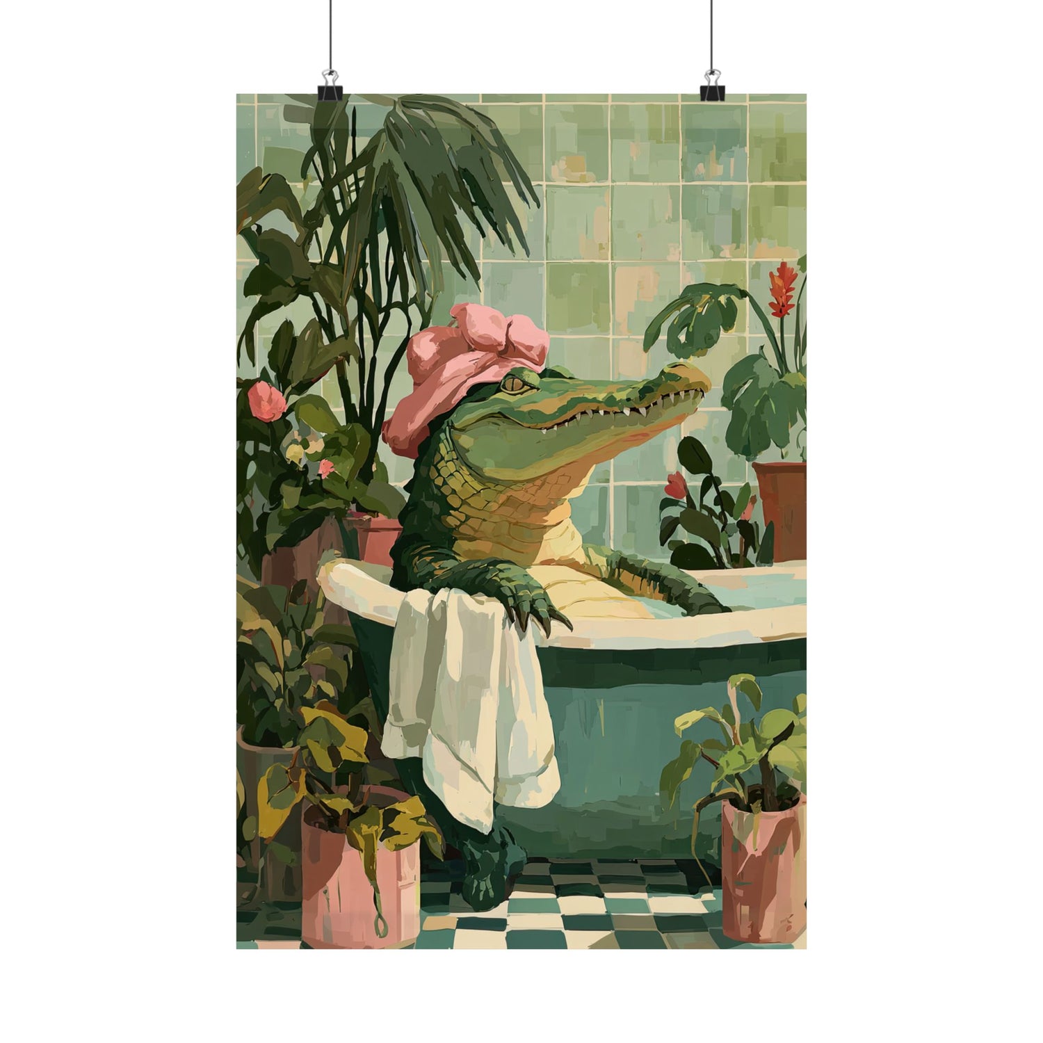 Bathtub Alligator Spa Day