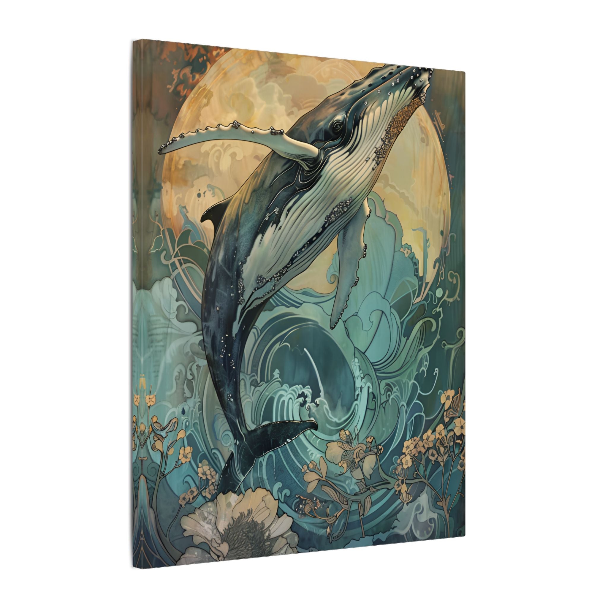 .75" Matte Canvas - Moonrise Humpback Bloom