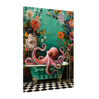 .75" Matte Canvas - Octopus Bath Royale