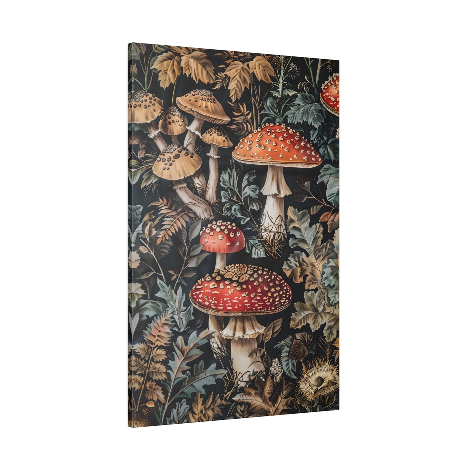 .75&quot; Matte Canvas - Midnight Mycological Reverie