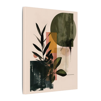 .75" Matte Canvas - Sage Geometry Botanicals