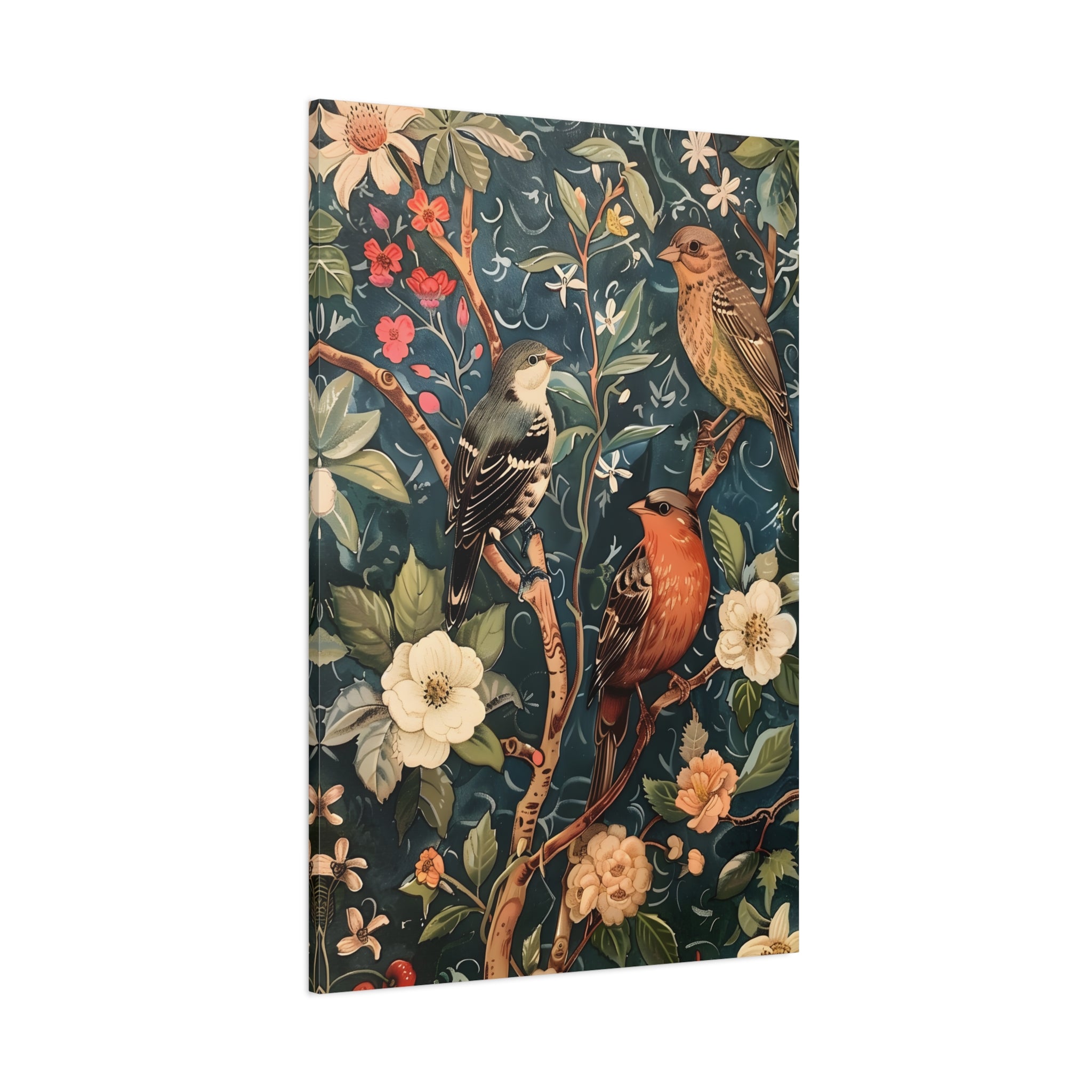 1.25" Matte Canvas - Robin and Sparrow Symphony