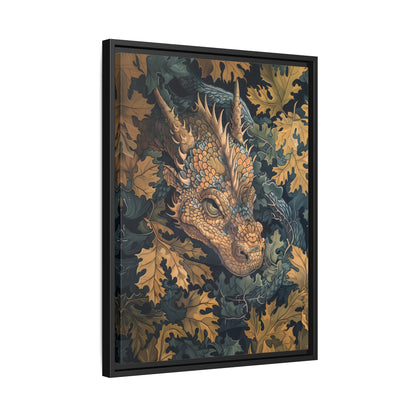 Framed Canvas - Enchanted Forest Dragon