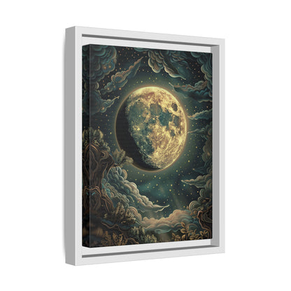 Framed Canvas - Waxing Gibbous Dreamscape