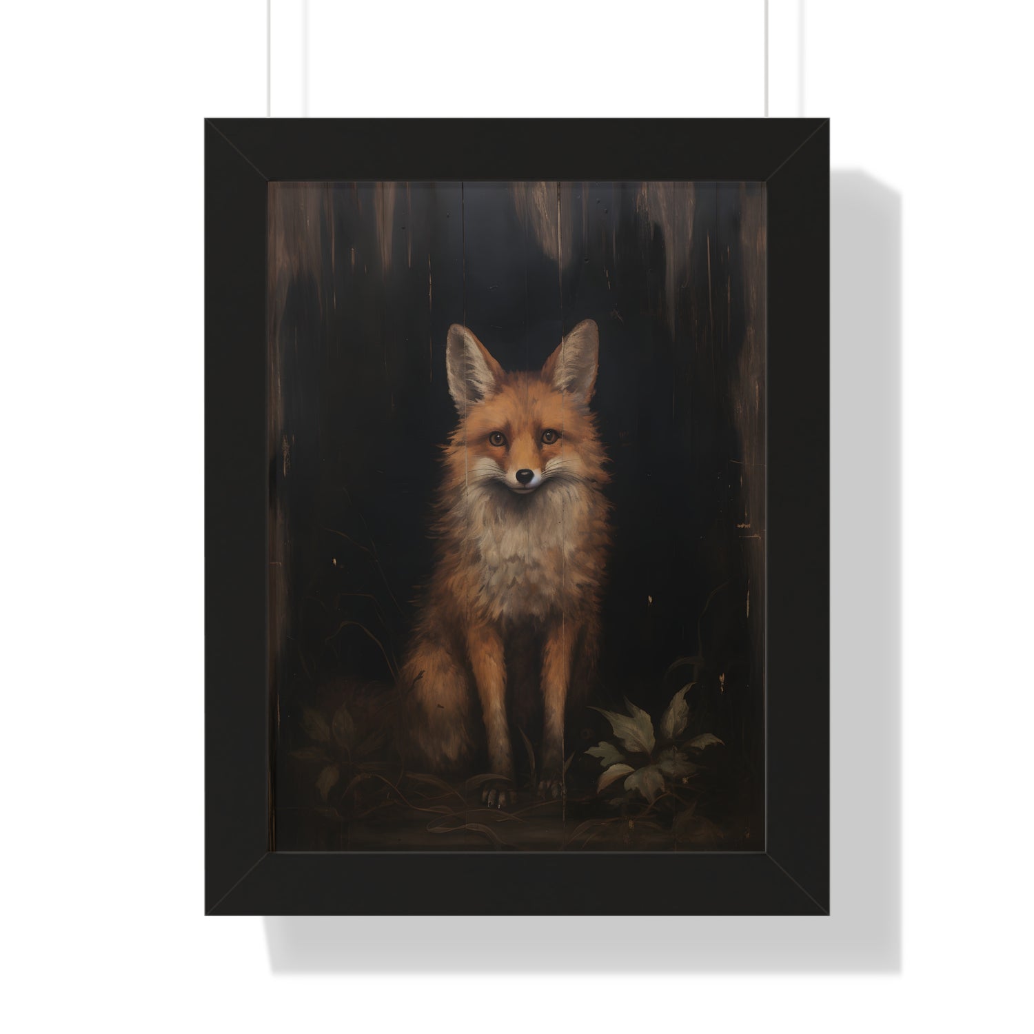 Framed Paper Print - Mystical Fox Gaze