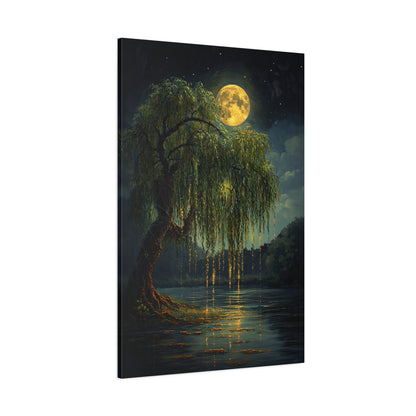 1.25" Matte Canvas - Moonlit Willow Glow