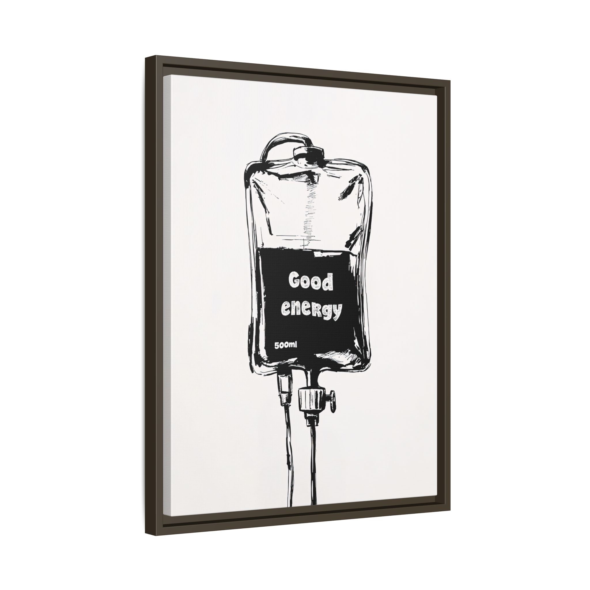 Framed Canvas - Good Energy IV Bag