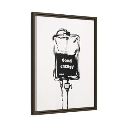 Framed Canvas - Good Energy IV Bag
