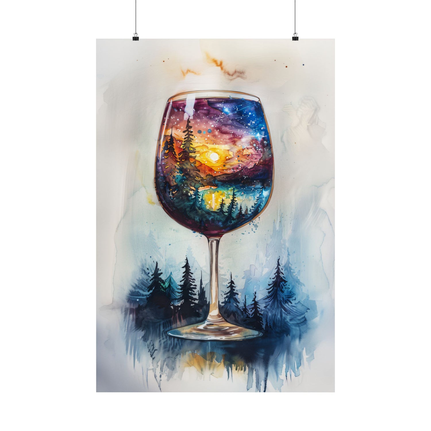 Galaxy Within the Wine Glass