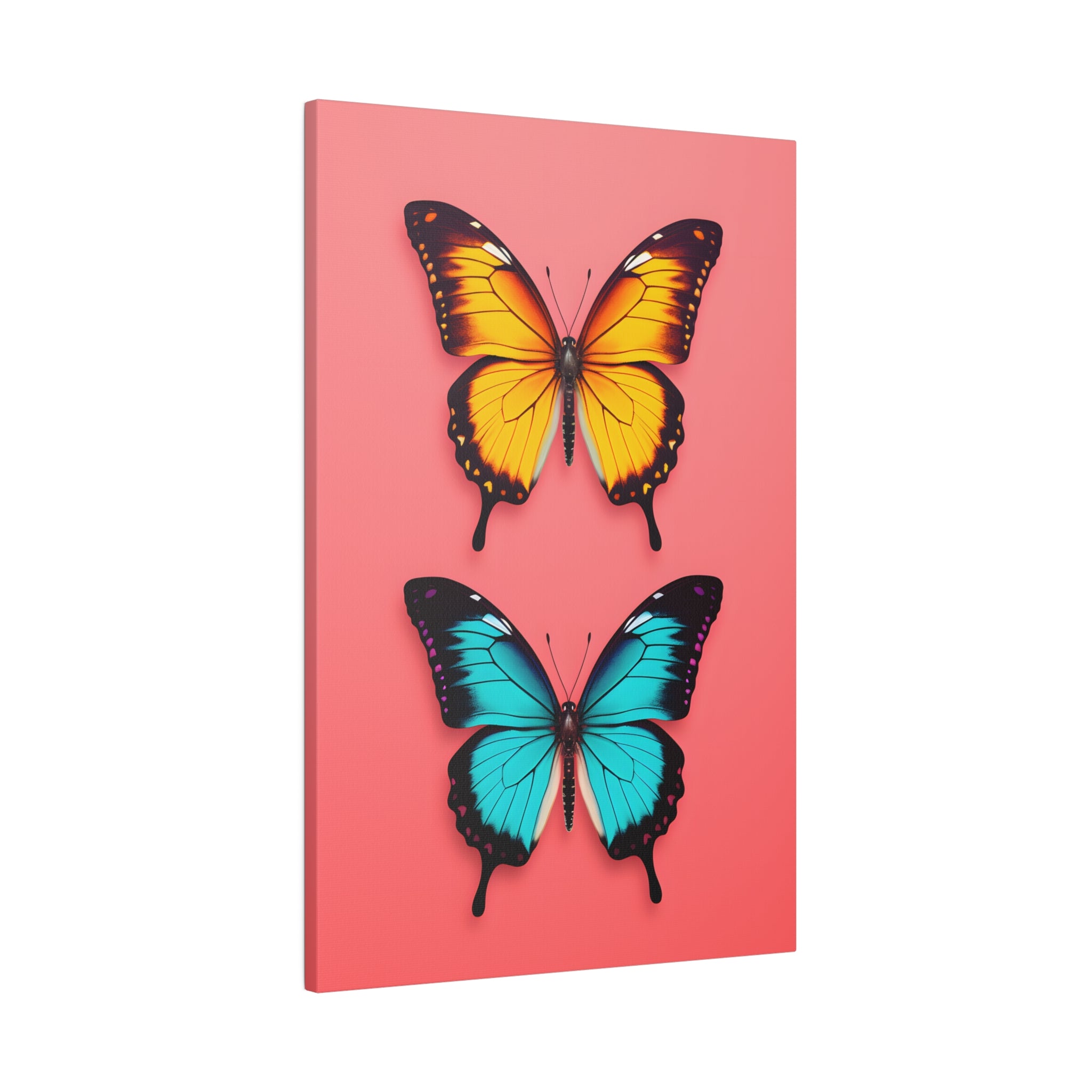 .75&quot; Matte Canvas - Dueling Butterflies Wonder