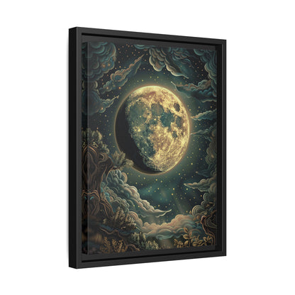 Framed Canvas - Waxing Gibbous Dreamscape