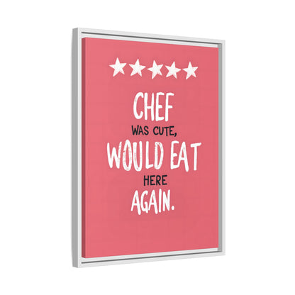 Framed Canvas - Chef’s Charm