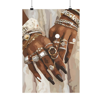Layered Luxe Jewelry Hands