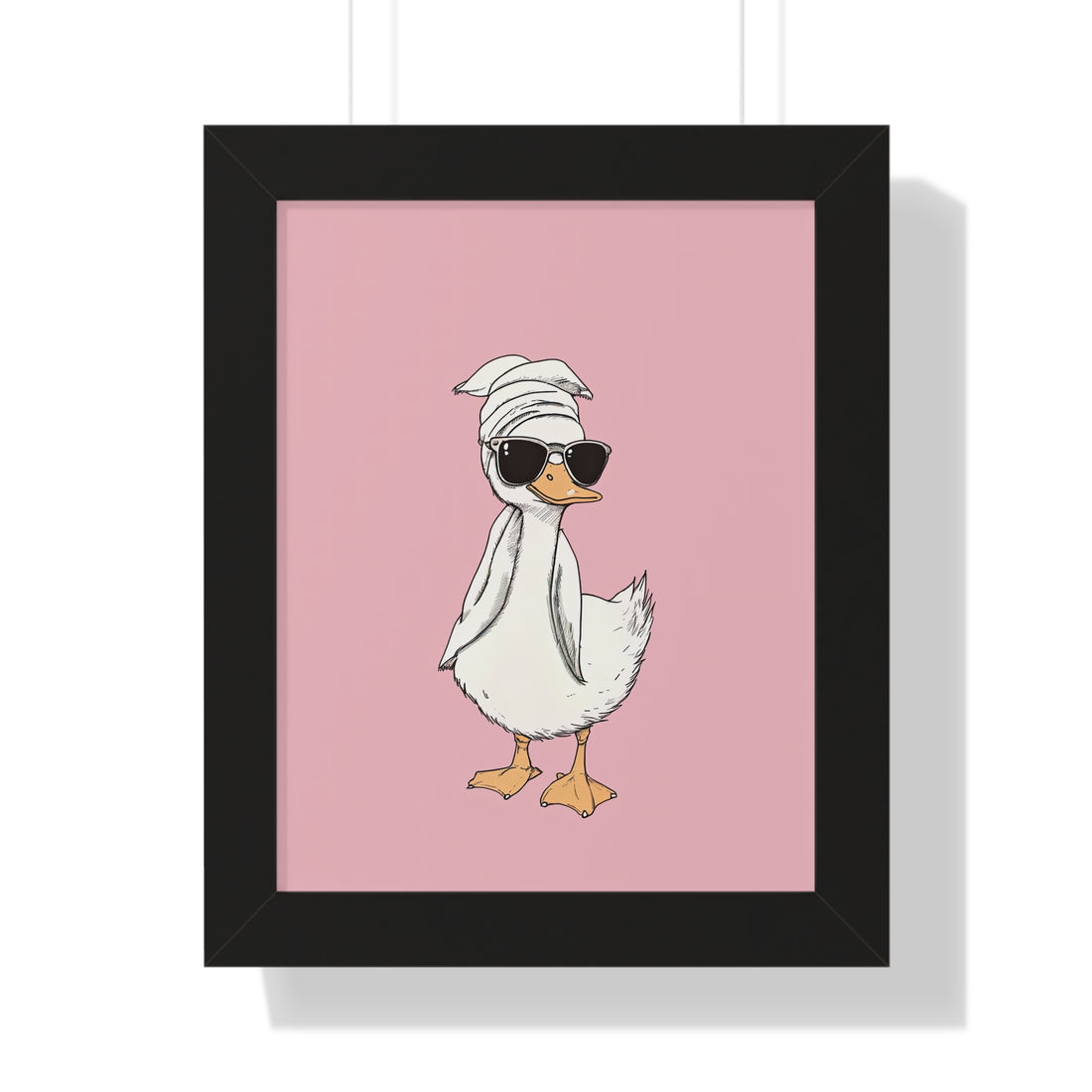 Framed Paper Print - Sassy Duck Retreat