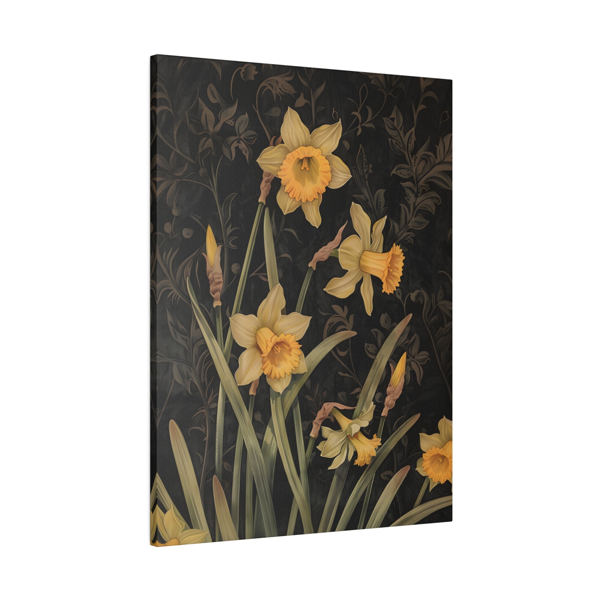 .75&quot; Matte Canvas - Golden Daffodils&