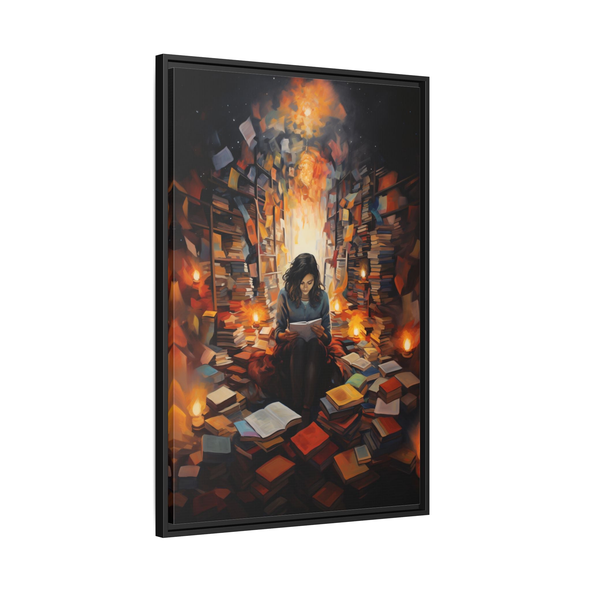 Framed Canvas - The Sanctuary of Stories