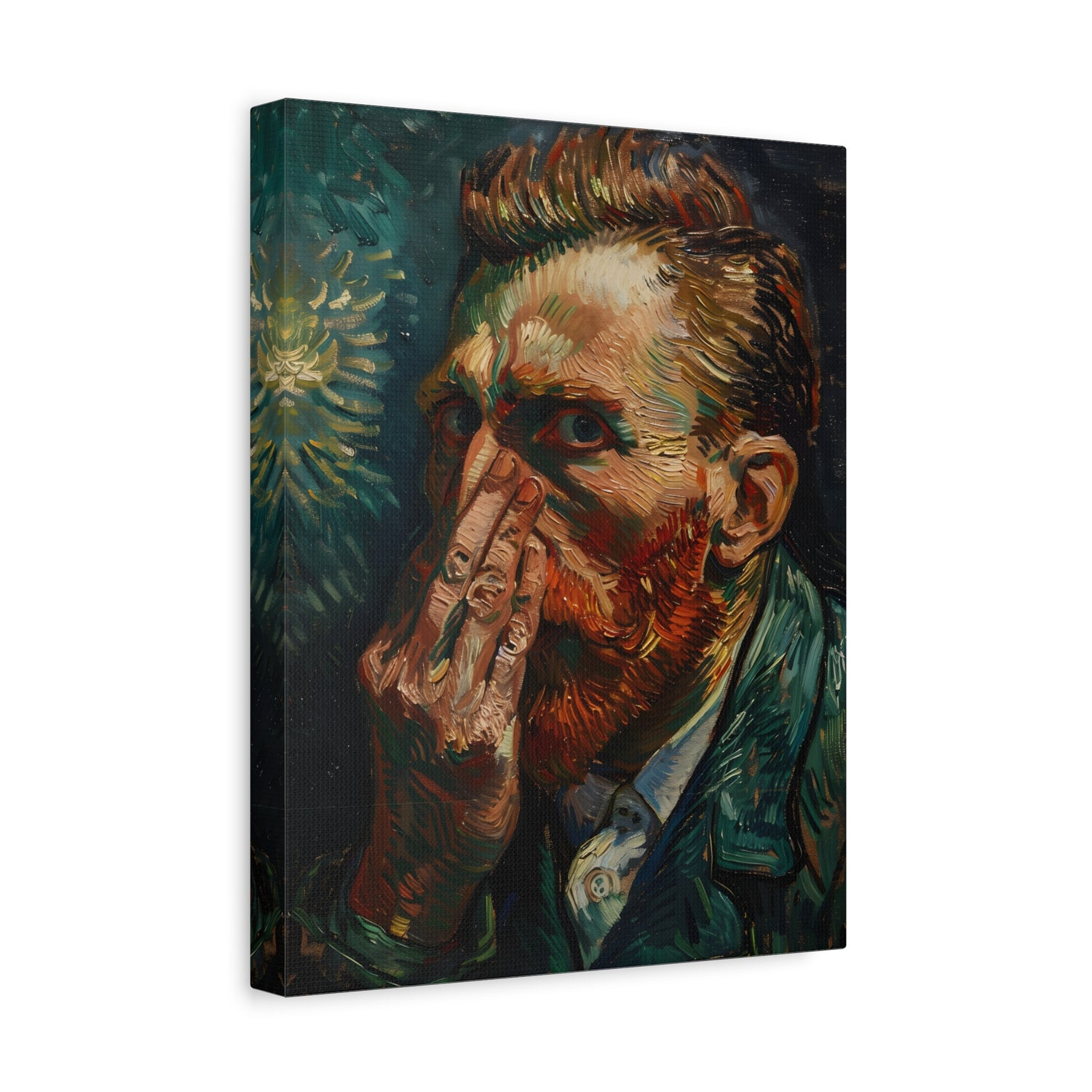 1.25" Matte Canvas - Van Gogh Stinky Glare