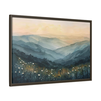 Framed Canvas - Misty Blue Ridge Bloomscape