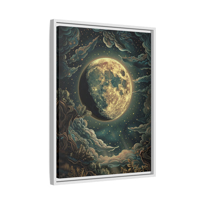 Framed Canvas - Waxing Gibbous Dreamscape