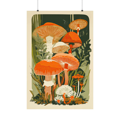 Groovy Woodland Mushrooms