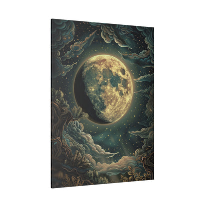 .75" Matte Canvas - Waxing Gibbous Dreamscape