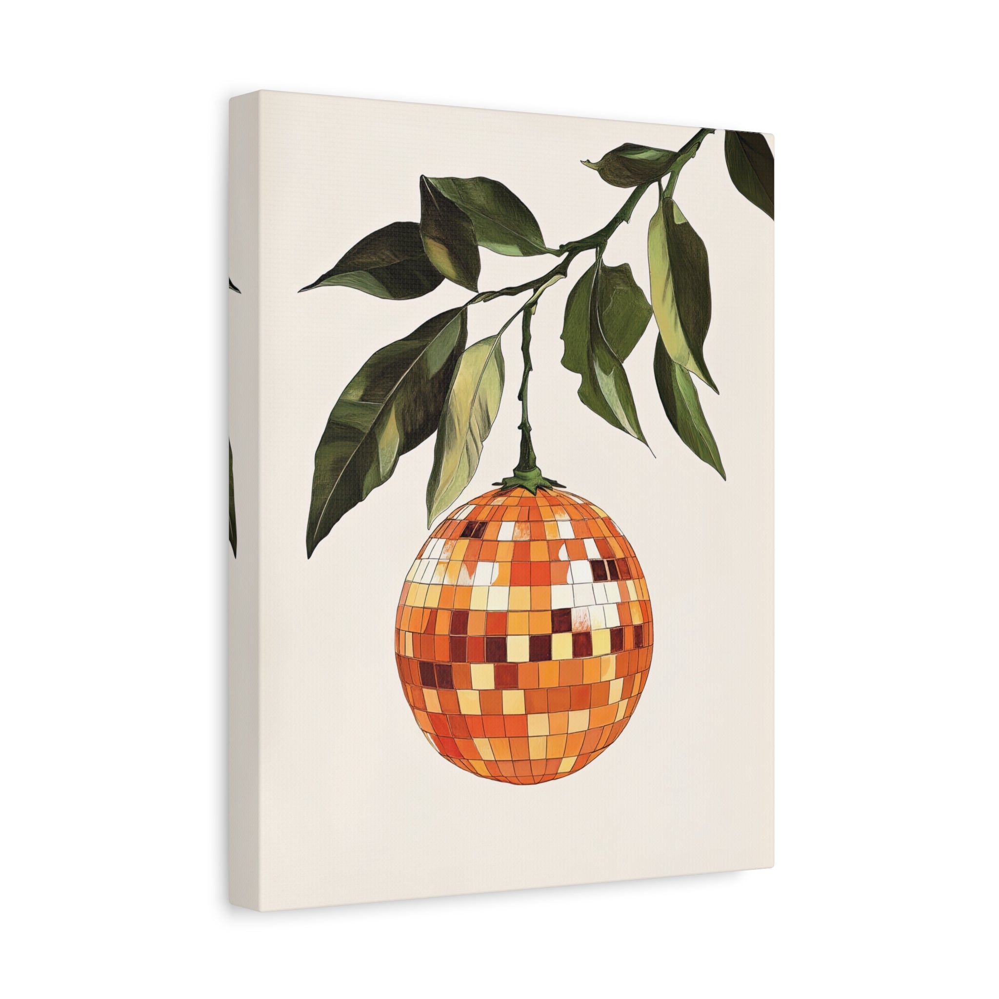 1.25" Matte Canvas - Citrus Disco Glow Drop