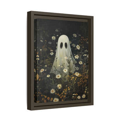 Framed Canvas - Daisy Meadow Ghost