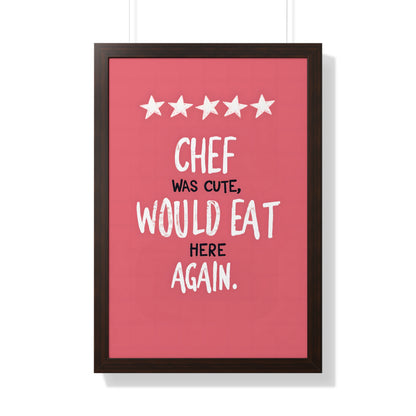 Framed Paper Print - Chef’s Charm