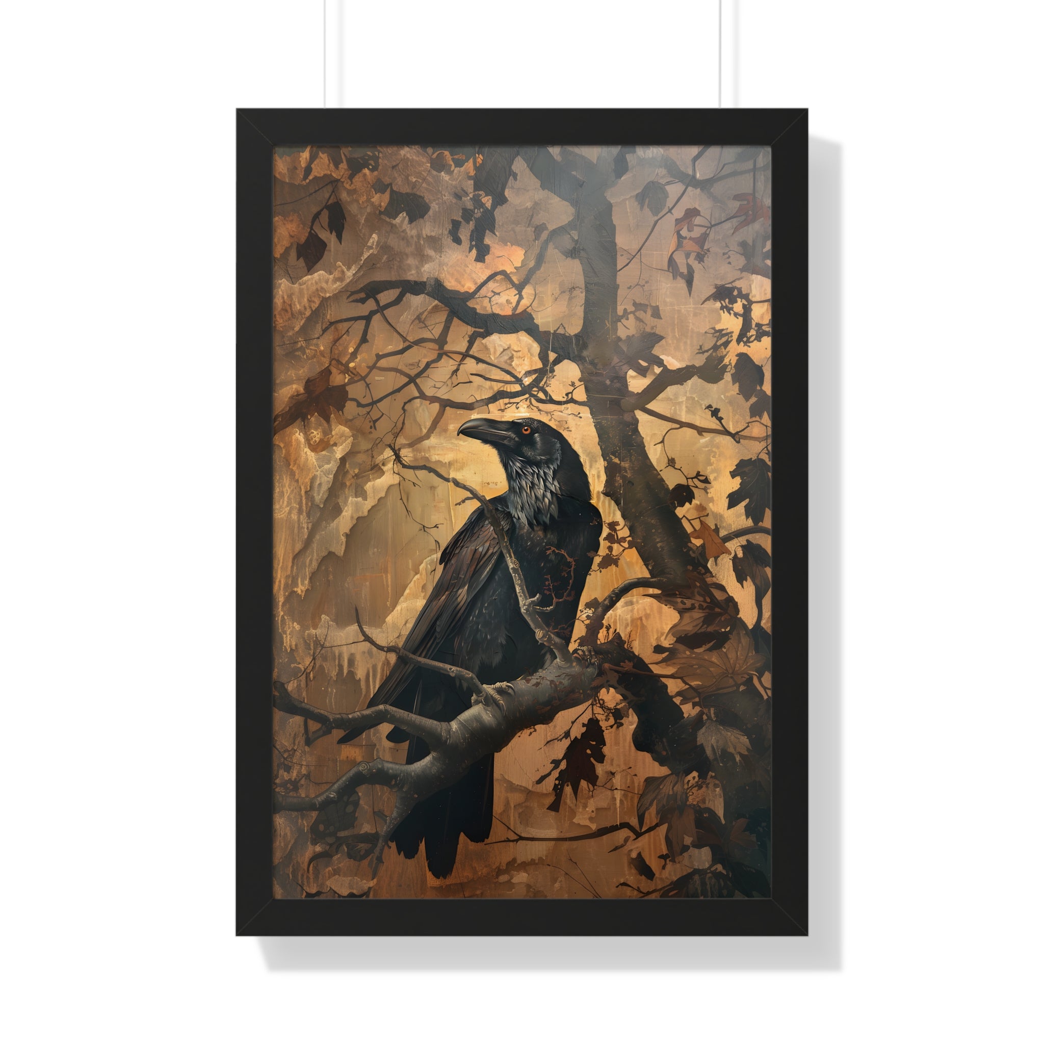 Framed Paper Print - Majestic Raven&