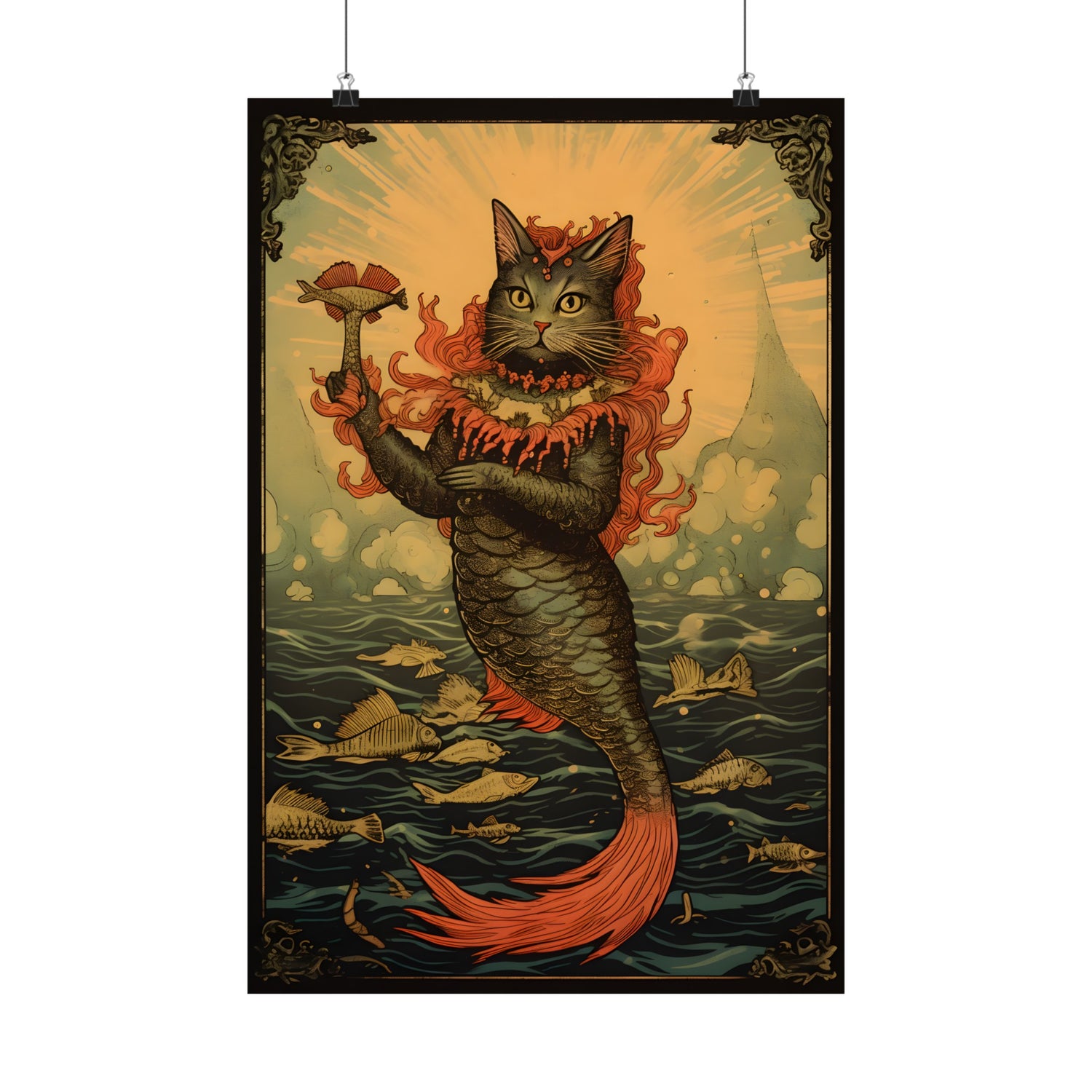 Fiery Feline of the Sea