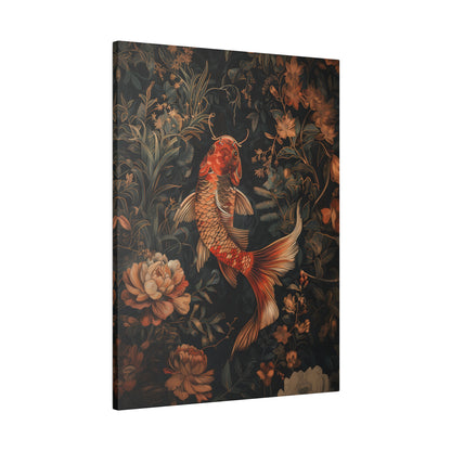 .75&quot; Matte Canvas - Enchanted Koi Garden