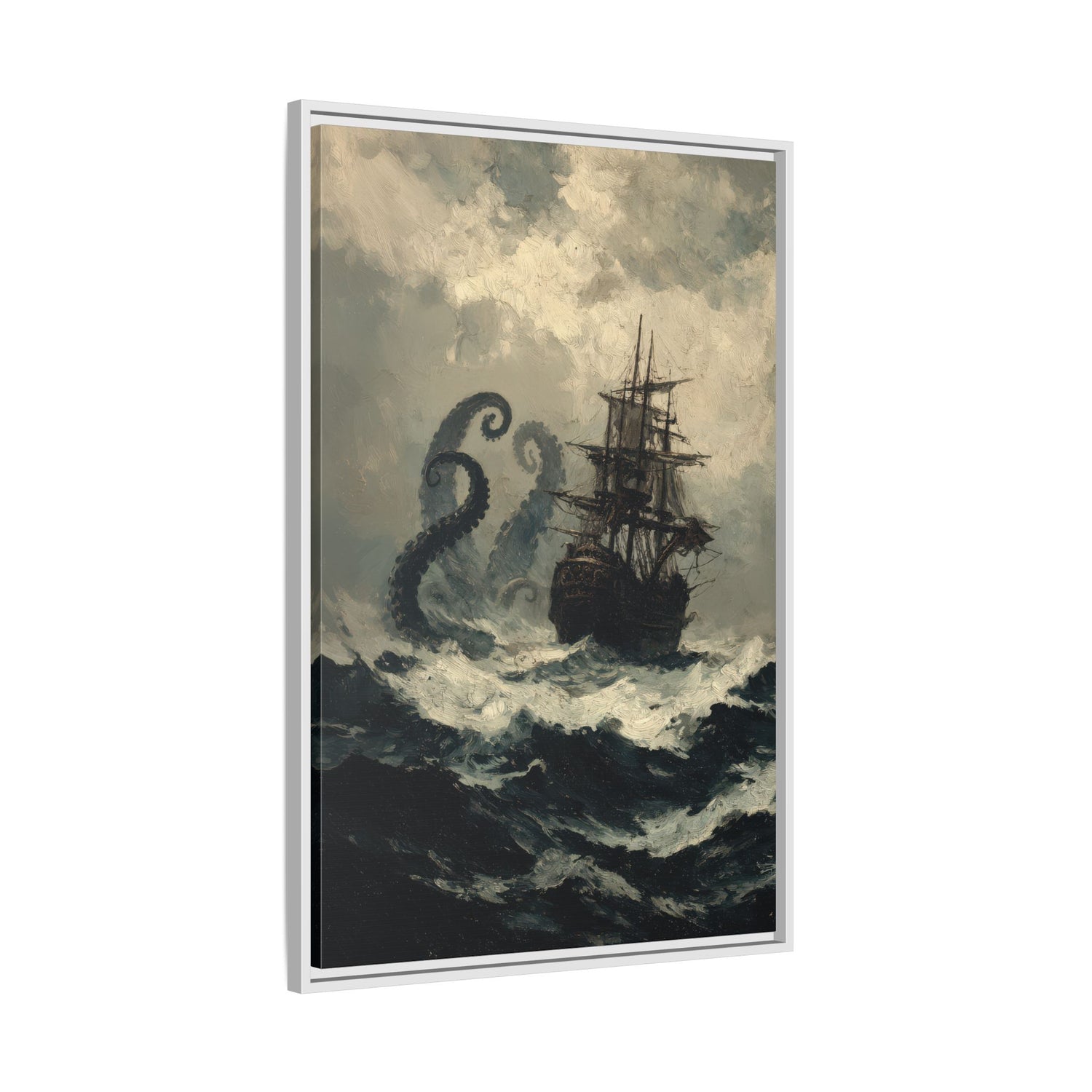 Framed Canvas - Into the Kraken’s Wake